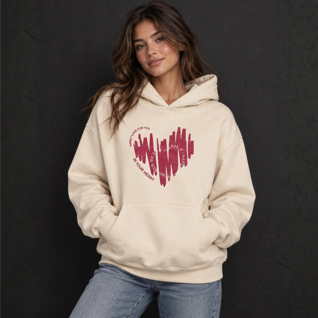 Sweetheart Pulse Graphic Hoodie