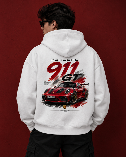Premium 911 Sports Car Graphic Hoodie
