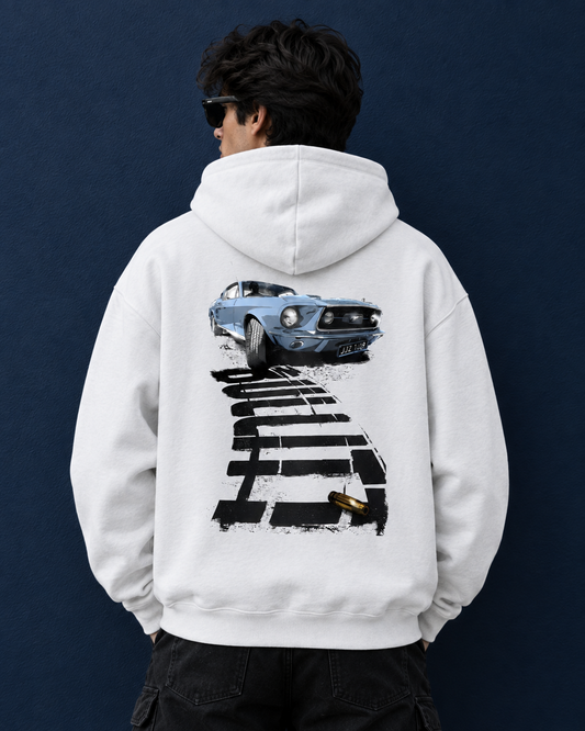 Vintage Muscle Car Graphic Hoodie