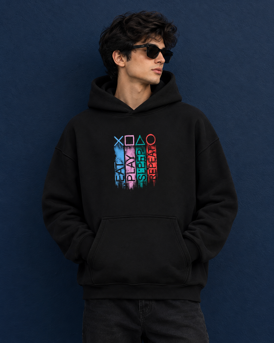 Premium Gamer Hoodie – Eat Sleep Play Repeat