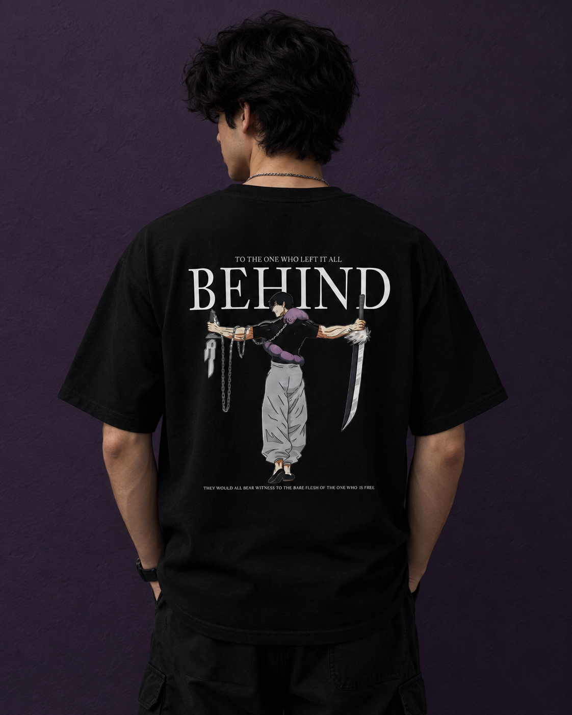 Toji Fushiguro Heavyweight Oversized Anime T-Shirt