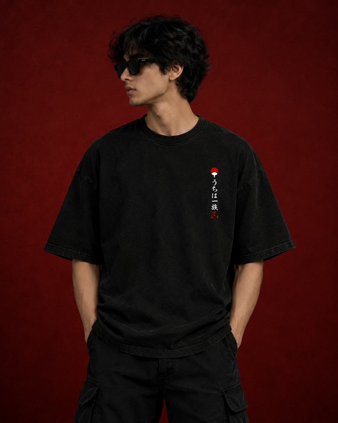 Uchiha Clan "Own Path" Oversized Streetwear T-Shirt
