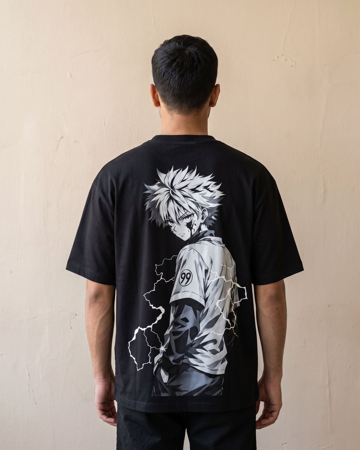 Killua Anime Graphic Oversized T-Shirt