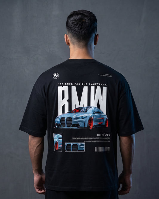 BMW M4 Oversized Streetwear Graphic Tee