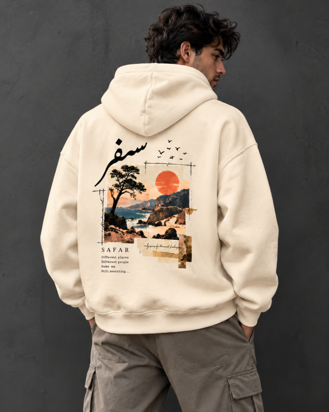 Safar Oversized Graphic Hoodie