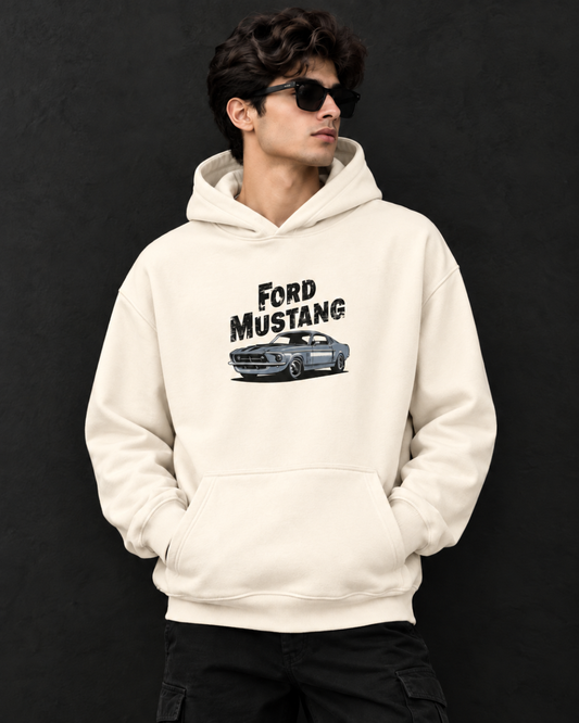 Ford Mustang Retro Graphic Hoodie