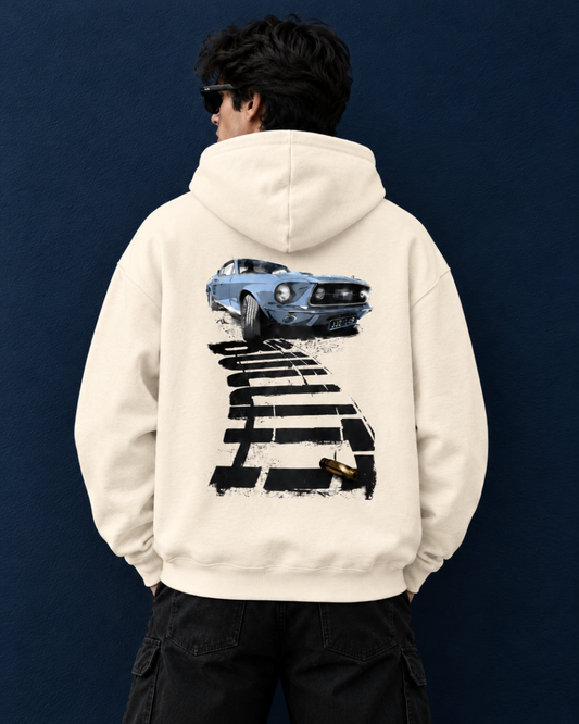 Vintage Muscle Car Graphic Hoodie