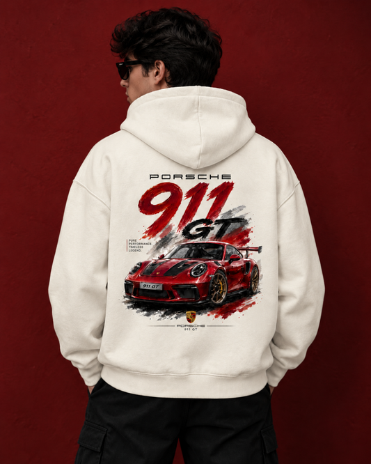 Premium 911 Sports Car Graphic Hoodie