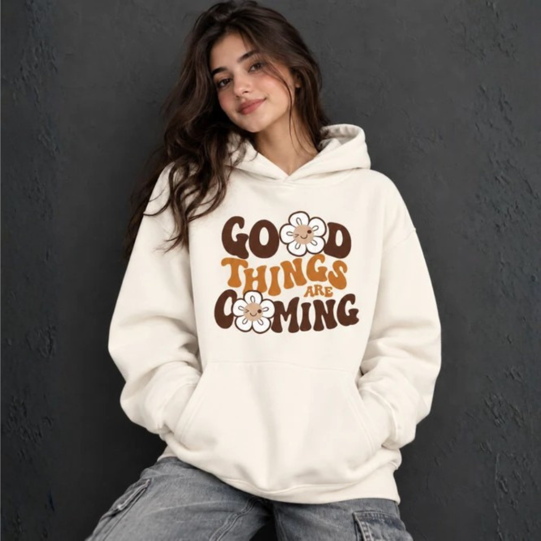 Good Things Are Coming Daisy Hoodie