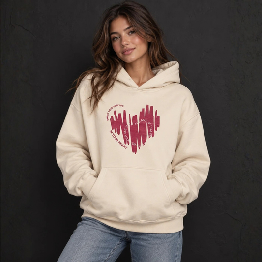 Sweetheart Pulse Graphic Hoodie