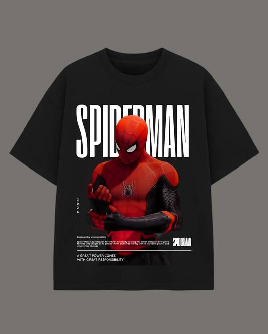 Spider-Man Graphic Oversized T-Shirt